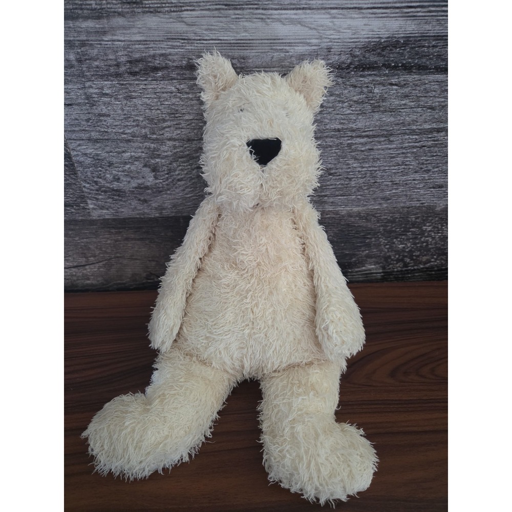 Jellycat Bunglie Westie West Highland Terrier Dog Tartan Collar Retired 16"